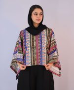 شومیز | مدل پانچو طرح دار کد 1057 – کد2