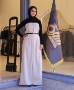 مجلسی |  ست کت اورال کلارا کد 1042 – استخوانی - Image 2