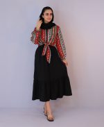 دامن | مدل دامن چین دار کد 1151 – مشکی - Image 2