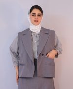 ست | مدل ست میرا کد 1219 - طوسی - Image 2