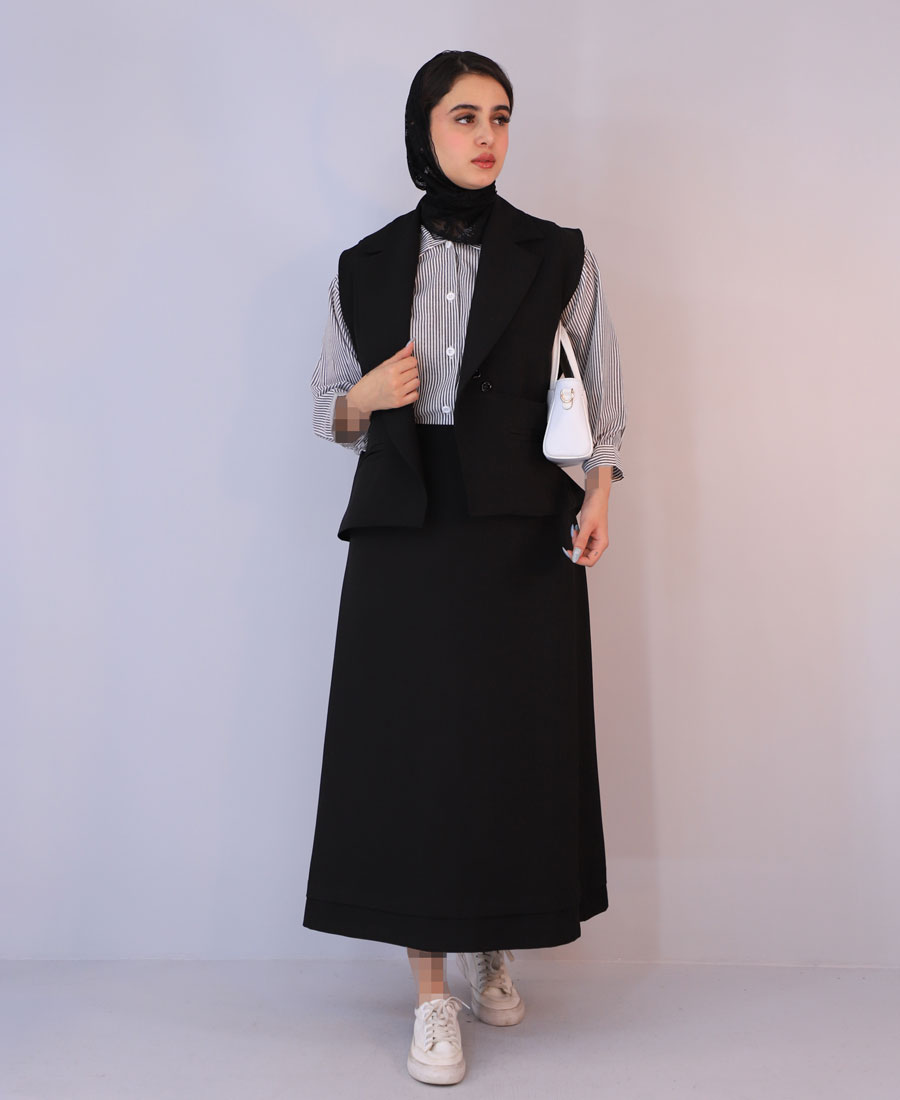 ست مدل ست میرا کد 1219 - مشکی (6) ست | مدل ست میرا کد 1219 - مشکی - Image 1
