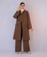 ست | مدل سه تیکه میشل کد 1064 – قهوه ای