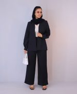 ست | مدل کت و شلوار صوفیا کد 1215 - سرمه ای