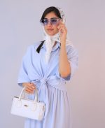 شومیز | مدل شومیز گره ای ماریگا کد 1167 - آبی - Image 2