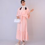 شومیز | مدل شومیز گره ای ماریگا کد 1167 - صورتی