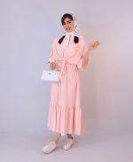 شومیز | مدل شومیز گره ای ماریگا کد 1167 - صورتی