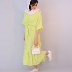 شومیز | مدل شومیز گره ای ماریگا کد 1167 - لیمویی