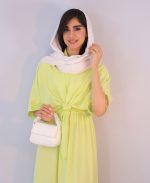 شومیز | مدل شومیز گره ای ماریگا کد 1167 - لیمویی - Image 2