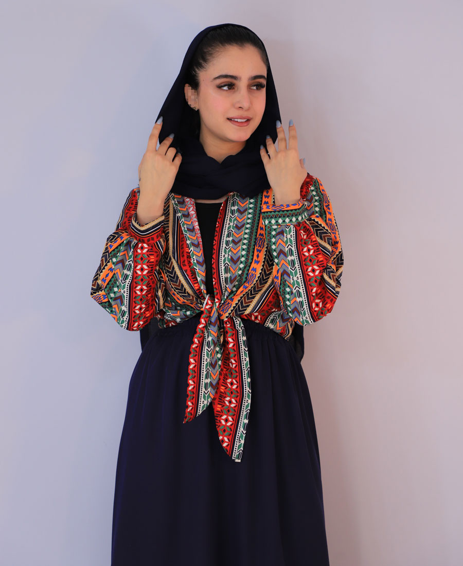 شومیز مدل شومیز گره ای کد 1152 – قرمز شومیز | مدل شومیز گره ای کد 1152 – قرمز - Image 1