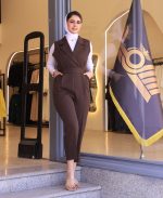 مانتو | اورال پاتریشیا کد 1063 – قهوه ای