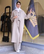 مانتو | اورکت ماندانا کد 1046 – کرم روشن