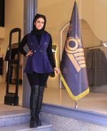 مانتو | عروسکی آنیتا کد 1051 – سرمه ای