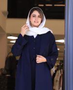 مانتو | مدل اورکت ماندانا کد 1046 – سرمه ای - Image 2