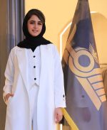 مانتو | مدل اورکت ماندانا کد 1046 – سفید - Image 2