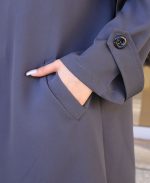 مانتو | مدل اورکت ماندانا کد 1046 – طوسی - Image 3
