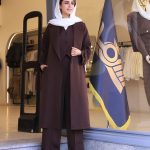 مانتو | مدل اورکت ماندانا کد 1046 – قهوه ای
