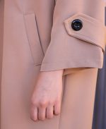 مانتو | مدل اورکت ماندانا کد 1046 – نسکافه ای - Image 3