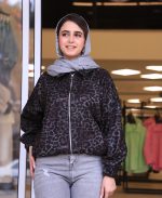 مانتو | مدل بامبر پلنگی کد 10132 – قهوه ای