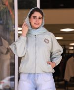 مانتو | مدل بامبر گلدوزی اچ کد 10133– سبز ماچا