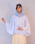 مانتو | مدل پانچو تابستانه کد 1221 - آبی - Image 2