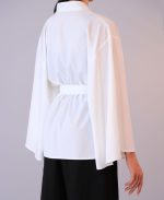 مانتو | مدل پانچو تابستانه کد 1221 - سفید - Image 4
