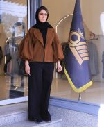 مانتو | مدل کت مزونی عروسکی کد 10138 – قهوه ای - Image 2