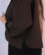 کت | مدل کت ویان کد 1217 - قهوه ای - Image 4