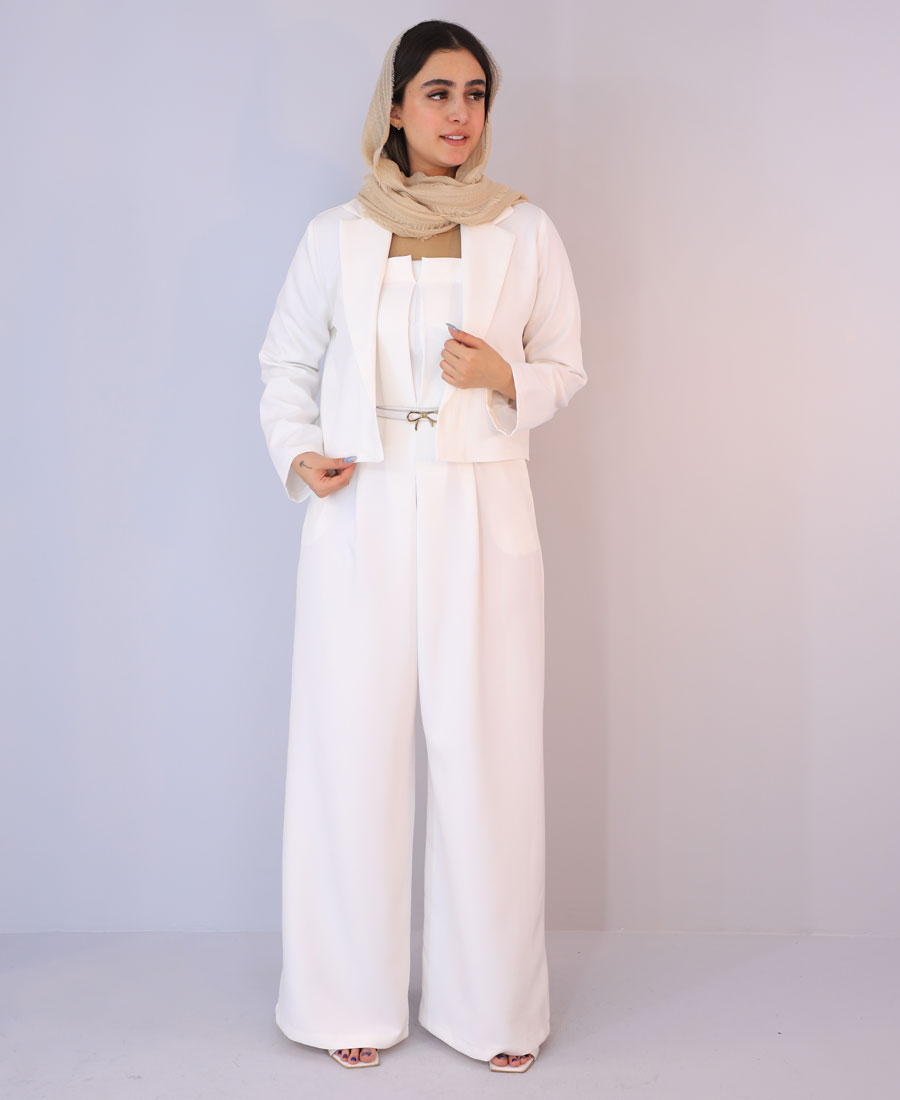 مجلسی ست کت اورال کلارا کد 1042 - سفید مجلسی | ست کت اورال کلارا کد 1042 - سفید - Image 1