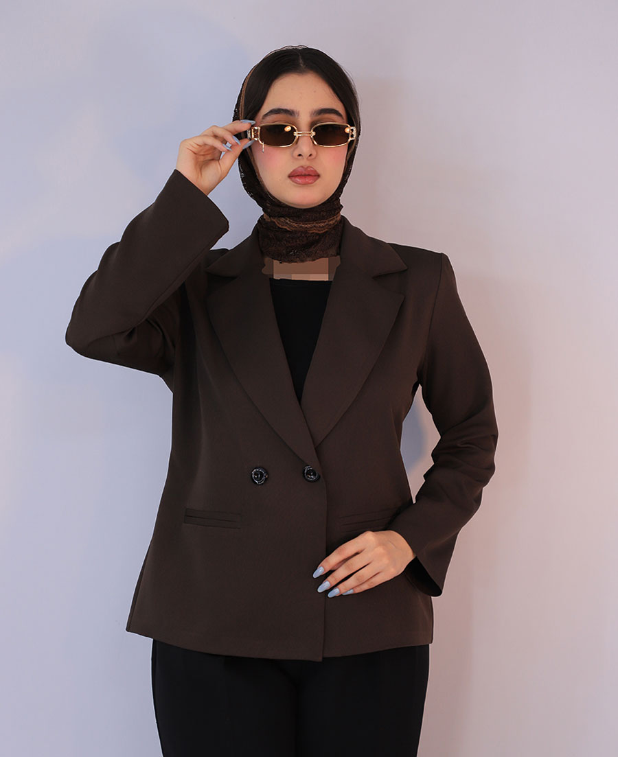 کت مدل کت شارلوت کد 10115– قهوه ای کت | مدل کت شارلوت کد 10115– قهوه ای - Image 1