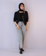 کت | مدل کت مزونی آدریانا کد 10144 – مشکی - Image 2