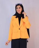 کت | مدل کت مزونی آویس کد 1218 - انبه ای - Image 2