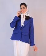 کت | مدل کت مزونی آویس کد 1218 - سرمه ای - Image 2