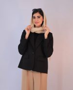 کت | مدل کت مزونی آویس کد 1218 - مشکی - Image 2