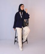 کت | مدل کت مزونی یقه آرشال کد 1168 - سرمه ای
