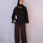 کت | مدل کت مزونی یقه آرشال کد 1168 - مشکی