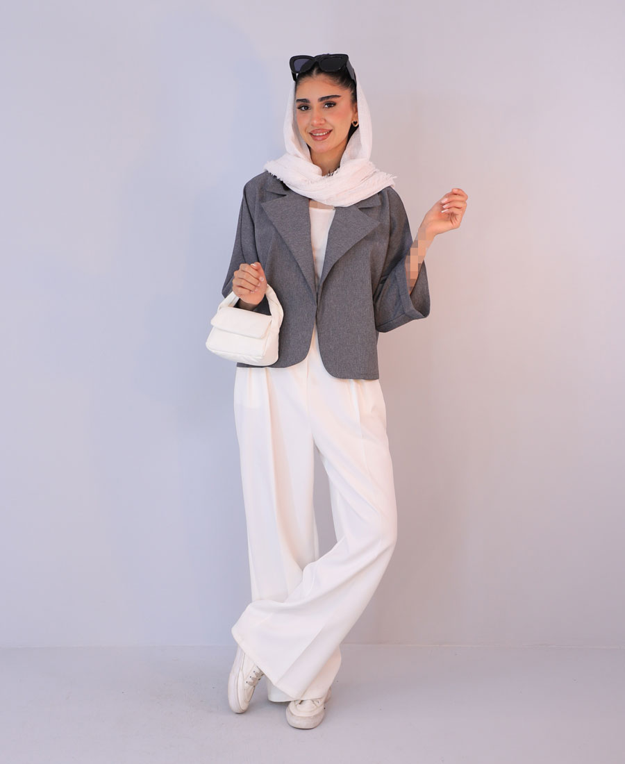 کت مدل کت ویان کد 1217 - طوسی (2) کت | مدل کت ویان کد 1217 - طوسی - Image 1
