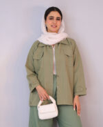 کت | مدل کت کتان کد 1281 - سبز سدری - Image 2