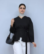 شومیز | مدل شومیز عروسکی کد 1367 - مشکی - Image 2