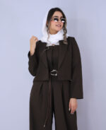 مجلسی | مدل ست کلارا کج راه کد 1330 - قهوه ای - Image 2