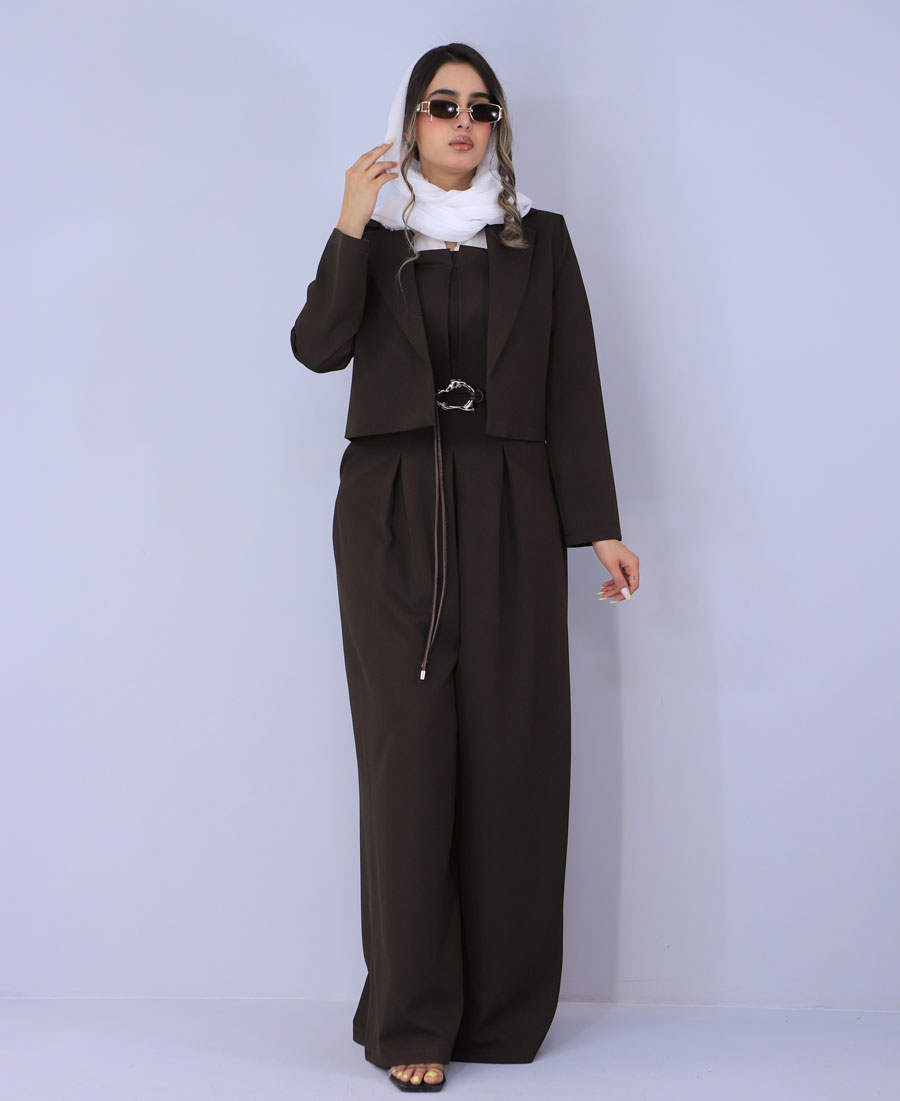 مجلسی مدل ست کلارا کج راه کد 1330 - قهوه ای (6) مجلسی | مدل ست کلارا کج راه کد 1330 - قهوه ای - Image 1