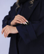 کت | مدل اورکت ماندانا کج راه کد 1344 - سرمه ای - Image 3
