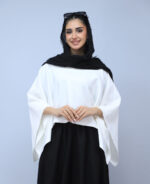 مانتو | مدل پانچ بیسیک کد 1404 - سفید - Image 2