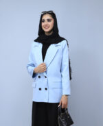 کت | مدل کت مزونی آماندا کد 1425 - آبی - Image 2