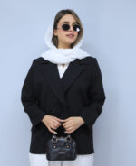 کت | مدل کت مزونی آماندا کد 1425 - مشکی - Image 2