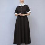 مانتو | مدل ماکسی دیانا کد 1560 - قهوه ای