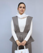 ست | مدل ست وست و شلوار عروسکی کد 1512 - دودی - Image 2