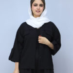 شومیز | مدل شومیز جیب دار کد 1520 - مشکی