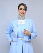 مجلسی | ست کت اورال کلارا کد 1042 - آبی روشن - Image 2