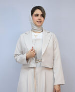 مجلسی |  ست کت اورال کلارا کد 1042 – استخوانی - Image 2