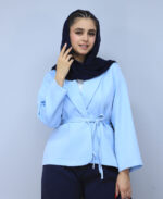 کت | مدل باربارا مازراتی کد 1299 - آبی - Image 2